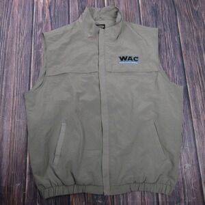 Western Athletic Conference Jacket Mens XL Green NCAA Haley Reserve Vest